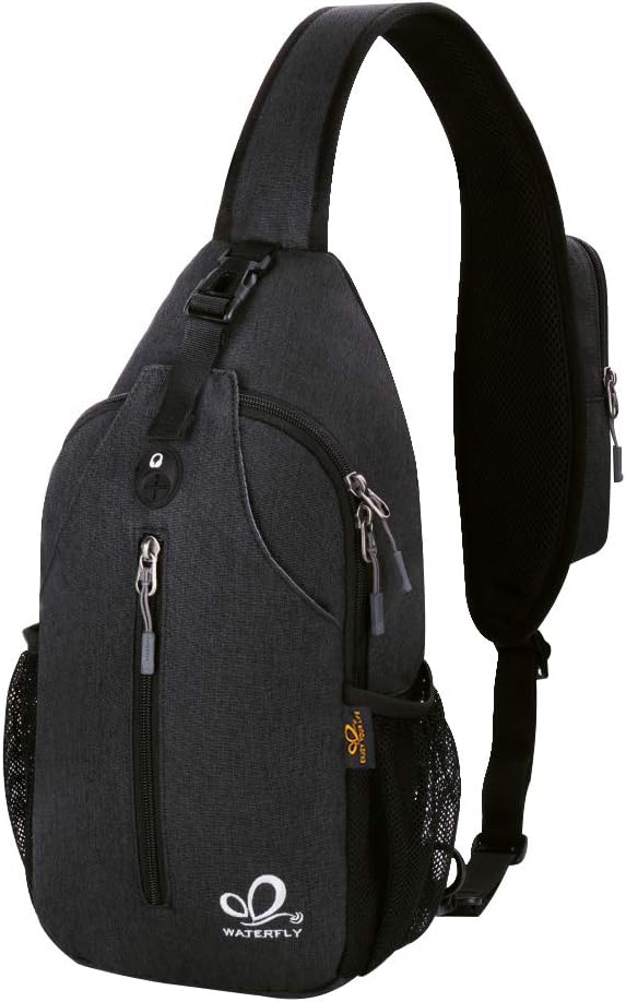 WATERFLY Crossbody Sling Bag – Lightweight Travel Daypack for Hiking & Everyday Use