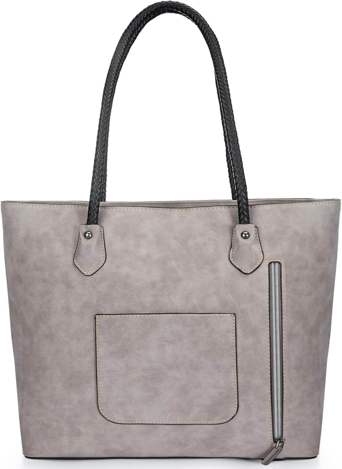 Montana West Large Tote Bags for Women Woven Purses and Handbags with Zipper