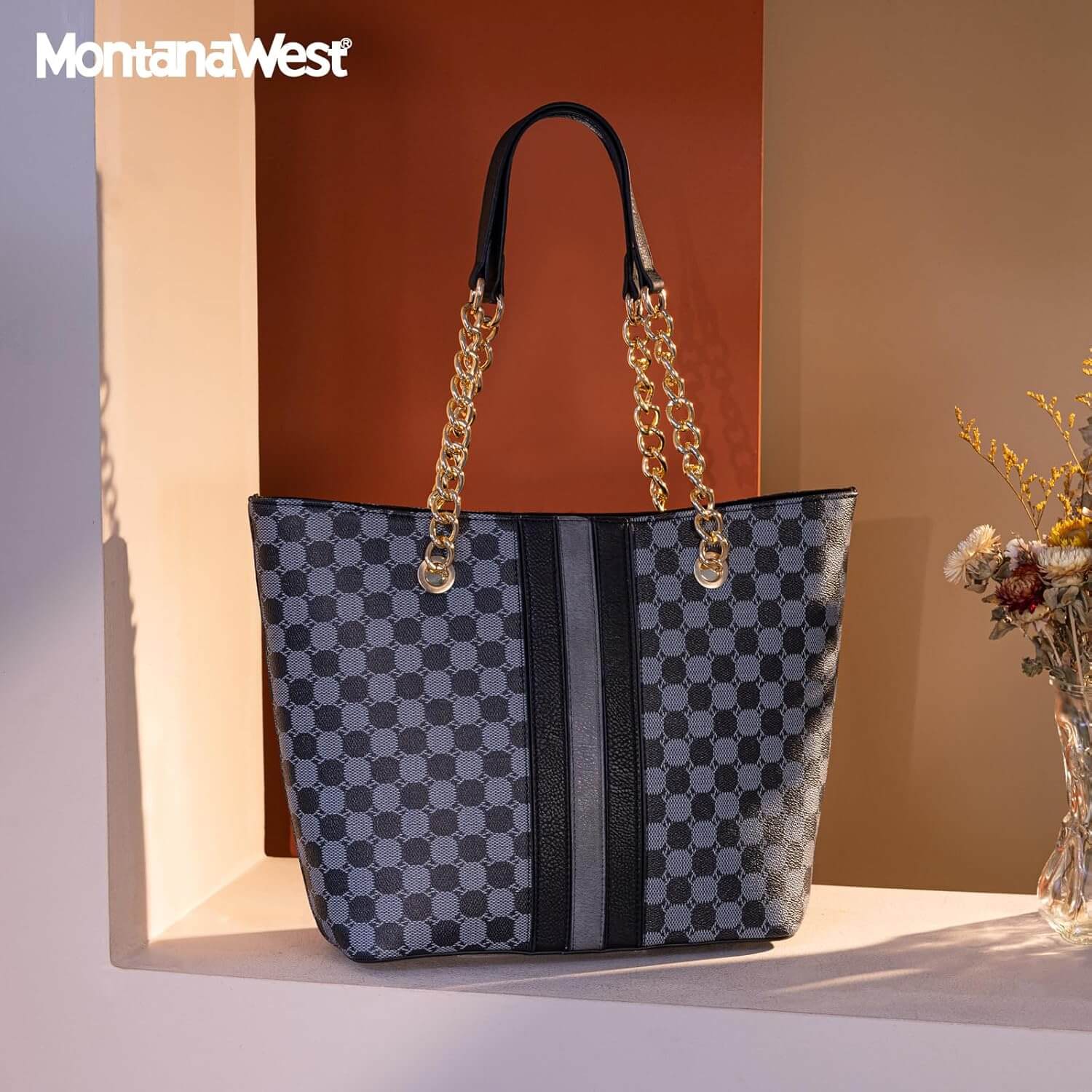 Montana West Chain Tote: Timeless Elegance, Modern Utility