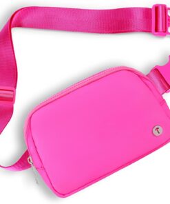 Hot Pink Fanny Pack - Cute & Trendy Belt Bag for Women, Girls & Kids