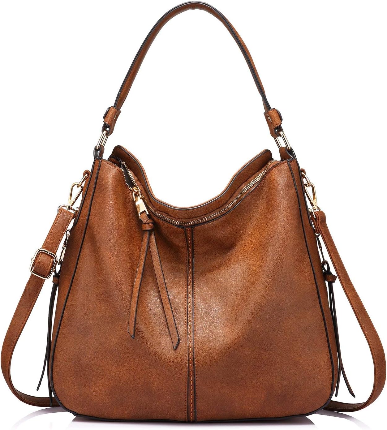 Hobo Crossbody Bag for Women - Large Shoulder Bag with Retro Style