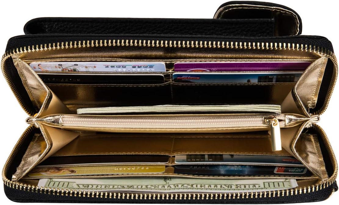 RFID Small Crossbody Bag - Cell Phone Purse & Wristlet Wallet for Women