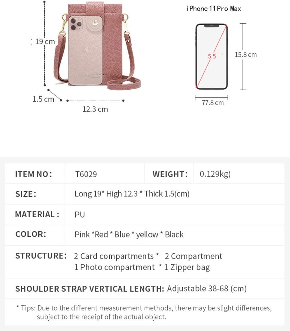 Valentoria Small Crossbody Bag: Phone Purse, Wallet & Shoulder Bag
