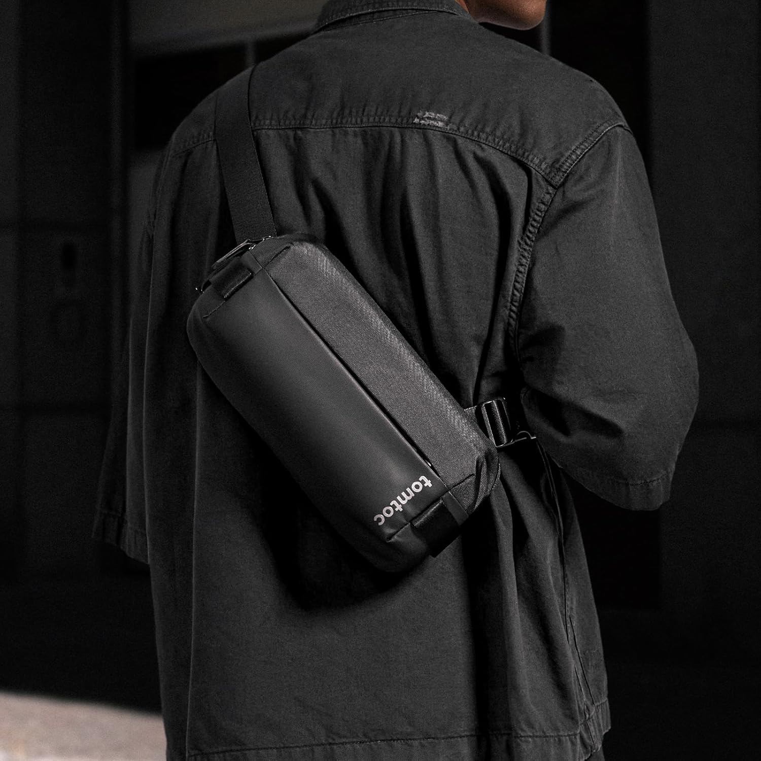 tomtoc Compact Sling Bag - Lightweight Crossbody Backpack for Everyday Carry