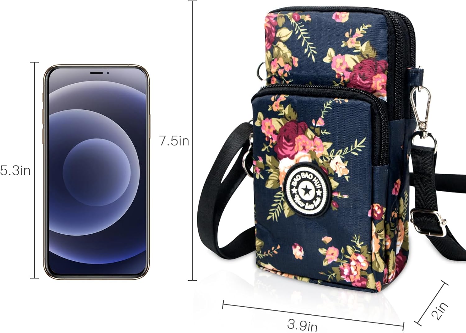 Small Lightweight Crossbody Bag for Women - Cell Phone Purse & Travel Pouch