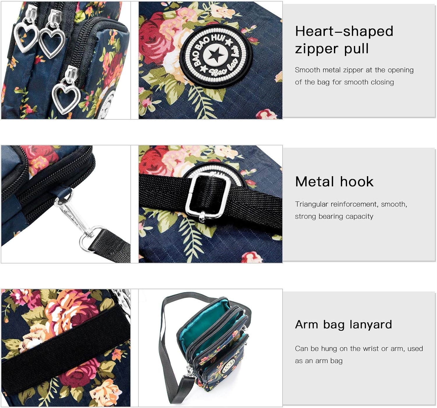 Small Lightweight Crossbody Bag for Women - Cell Phone Purse & Travel Pouch