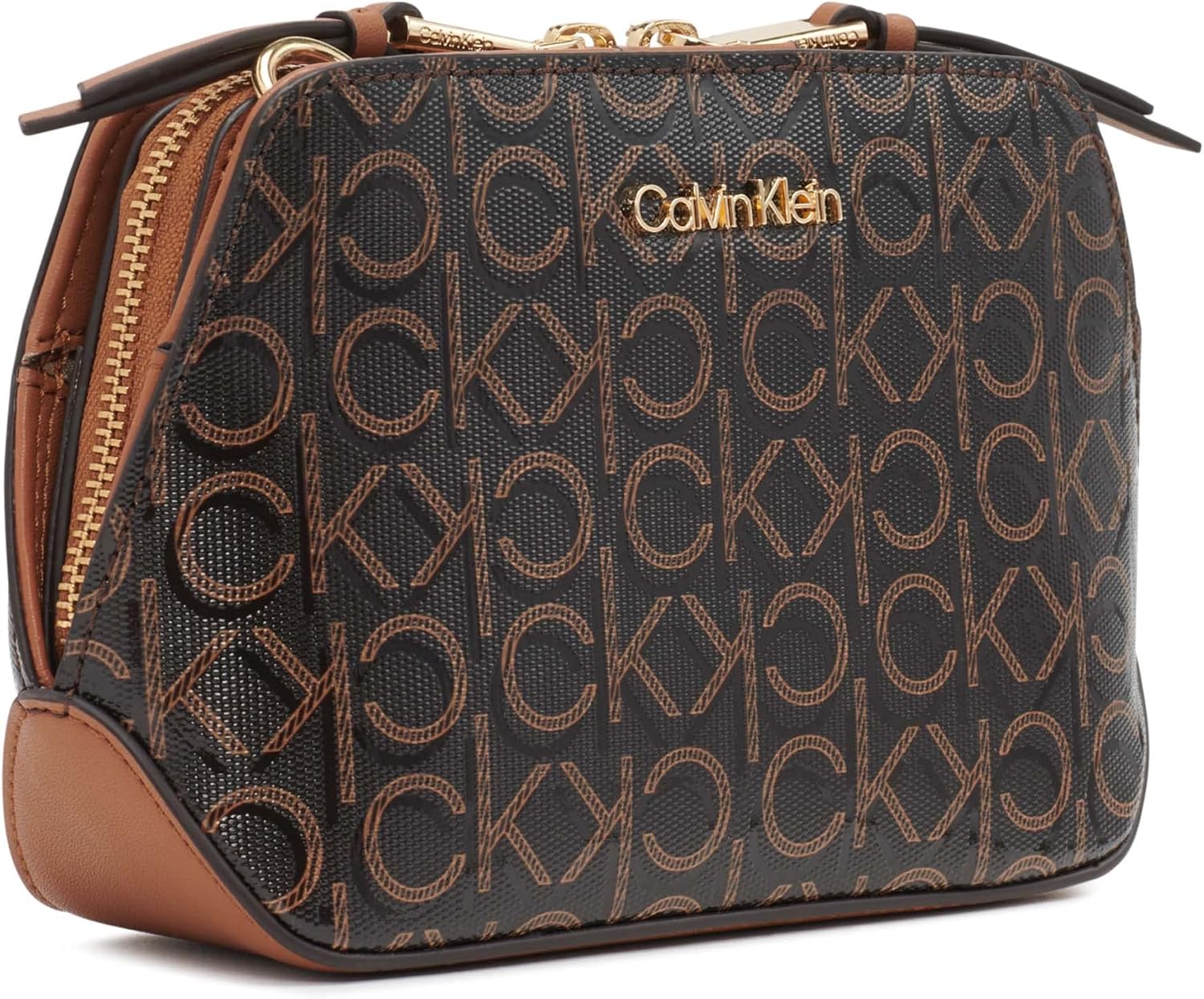 Calvin Klein Lucy Crossbody Bag - Triple Compartment for Women