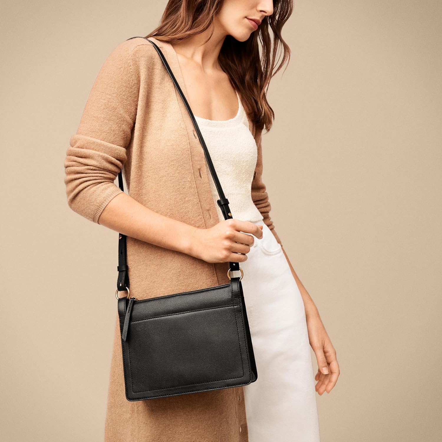 Fossil Taryn Leather Crossbody Bag