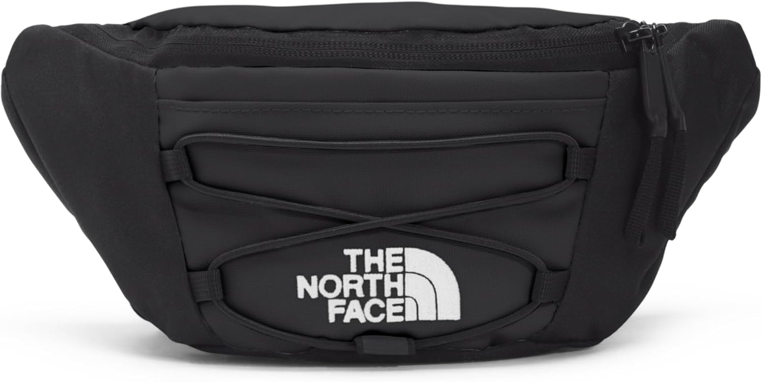 The North Face Jester Black Fanny Pack: Water-Repellent Hip Pack for Everyday Adventures