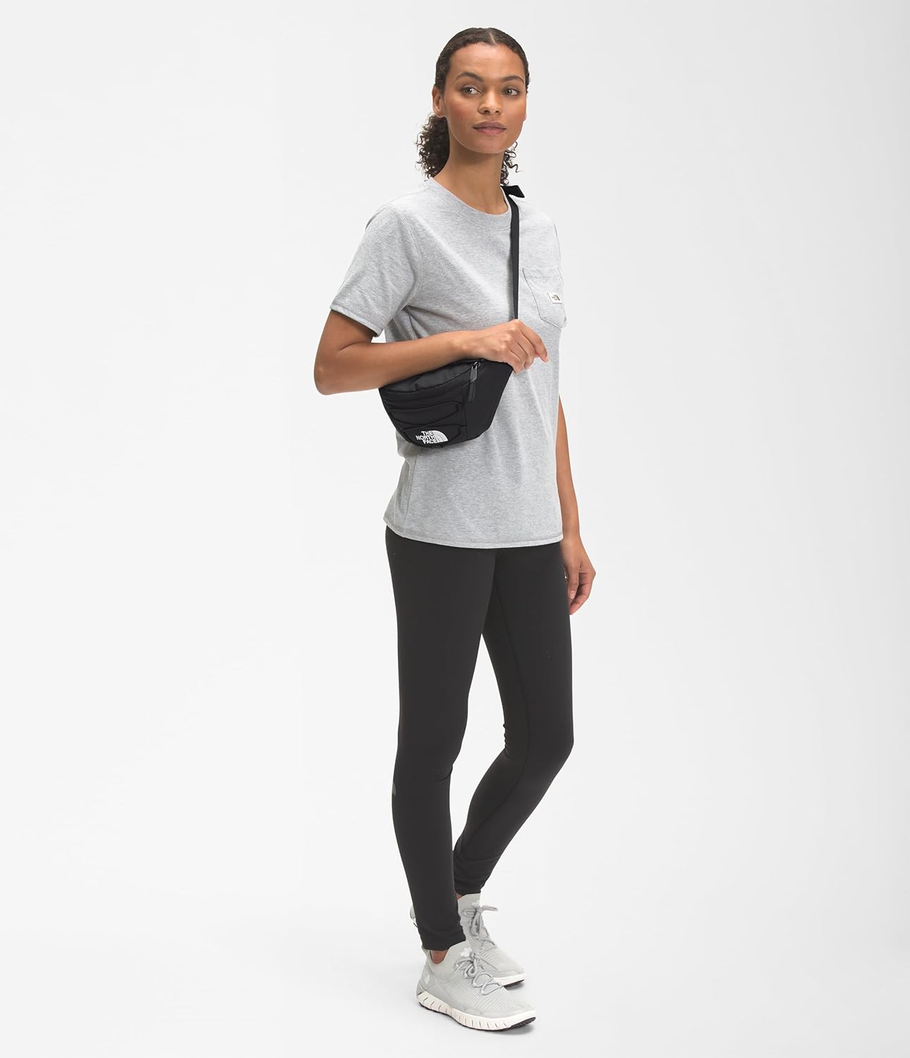 The North Face Jester Black Fanny Pack: Water-Repellent Hip Pack for Everyday Adventures
