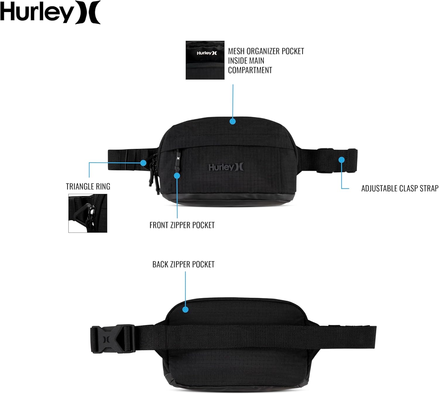 Hurley Coastal Cool Crossbody Bag