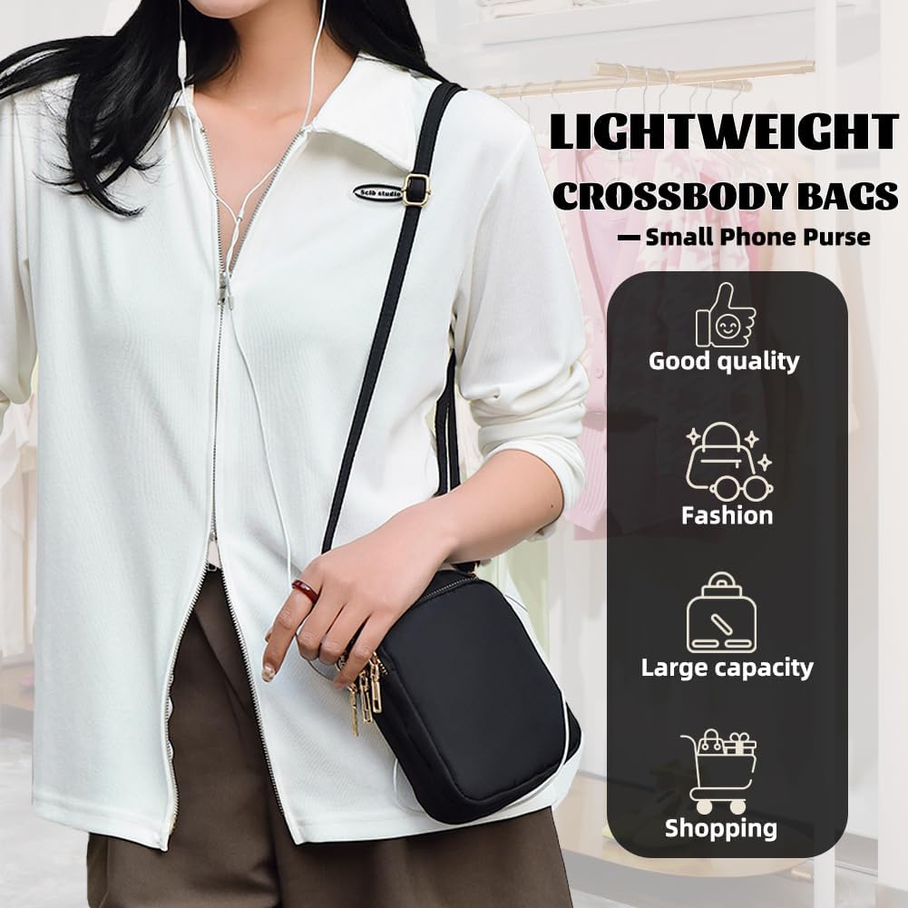 Small Crossbody Bag for Women - Mini Cell Phone Purse with Adjustable Strap