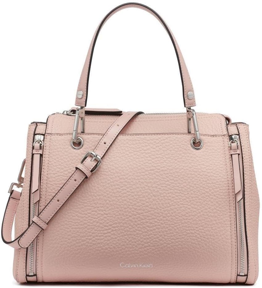 Calvin Klein Bubble Lamb Satchel: Stylish & Organized Handbag
