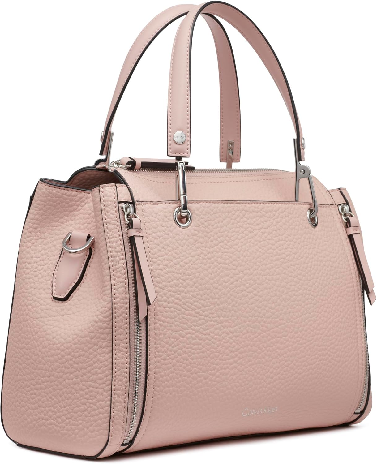 Calvin Klein Bubble Lamb Satchel: Stylish & Organized Handbag