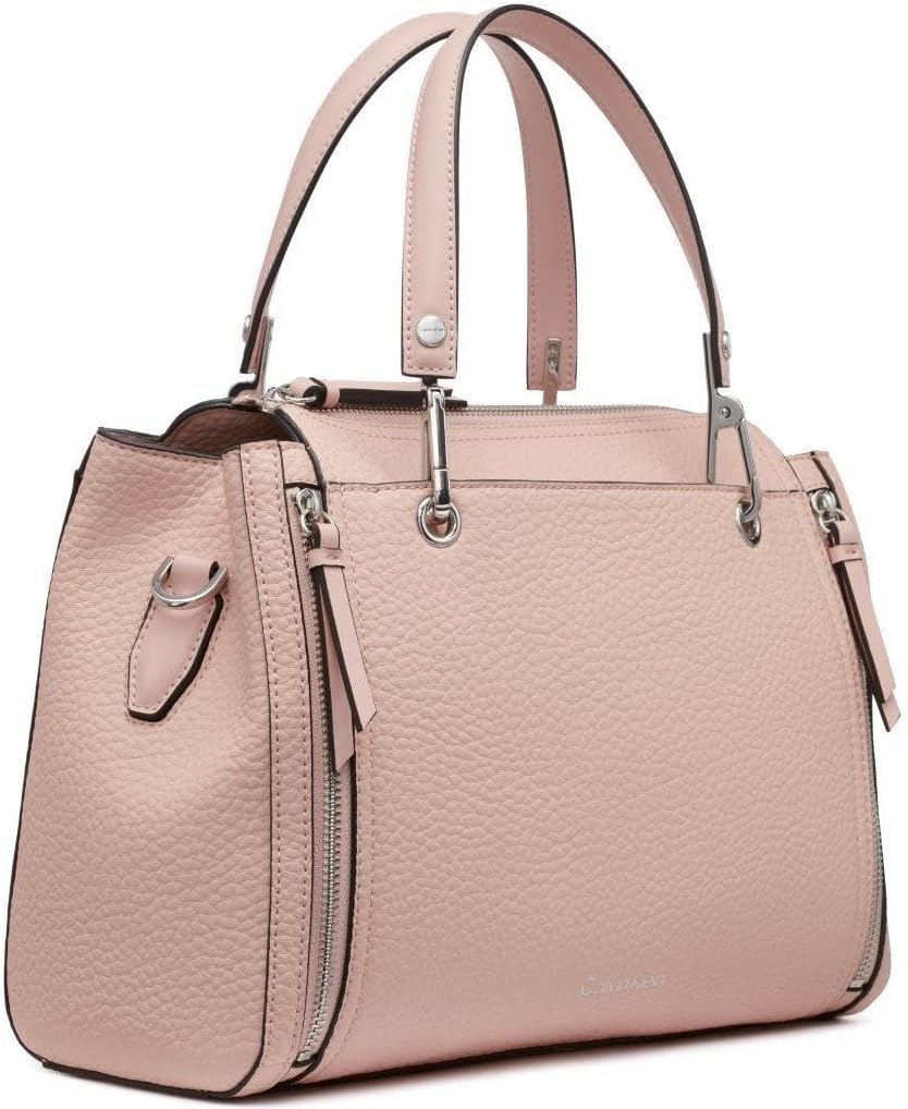 Calvin Klein Bubble Lamb Satchel: Stylish & Organized Handbag