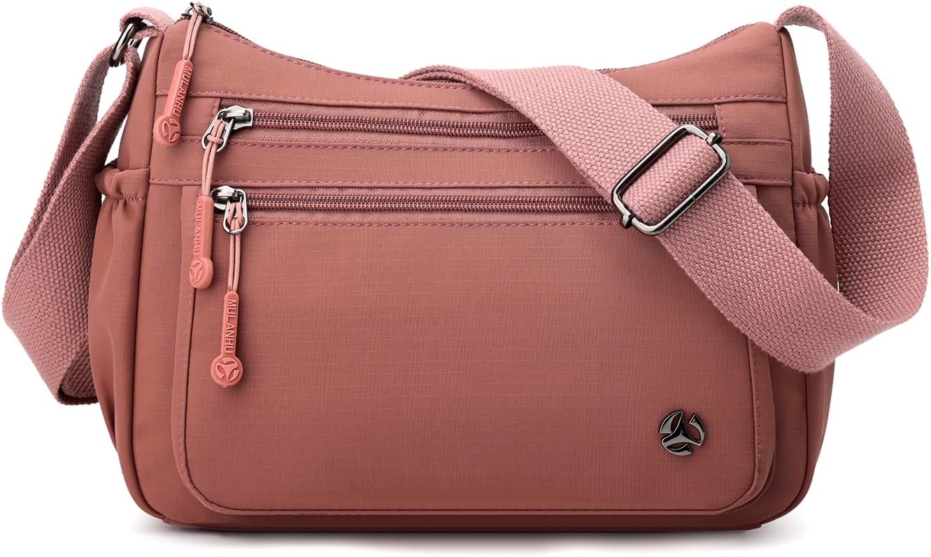 Lightweight Crossbody Bag for Women - Anti-Theft, Water-Resistant