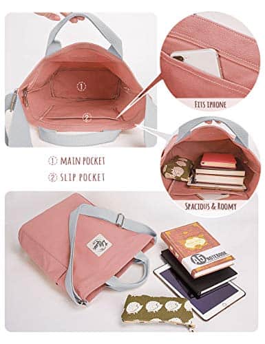 Buy Lily Queen Women Canvas Tote Handbags Casual Shoulder Work Bag Crossbody from bestipro