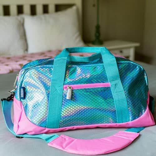 Buy Wildkin Kids Overnighter Duffel Bags for Boys & Girls, Perfect for Early Elementary Sleepovers Duffel Bag for Kids, Carry-On Size & Ideal for School Practice or Overnight Travel Bag (Mermaid Scales) from bestipro