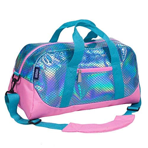 Buy Wildkin Kids Overnighter Duffel Bags for Boys & Girls, Perfect for Early Elementary Sleepovers Duffel Bag for Kids, Carry-On Size & Ideal for School Practice or Overnight Travel Bag (Mermaid Scales) from bestipro