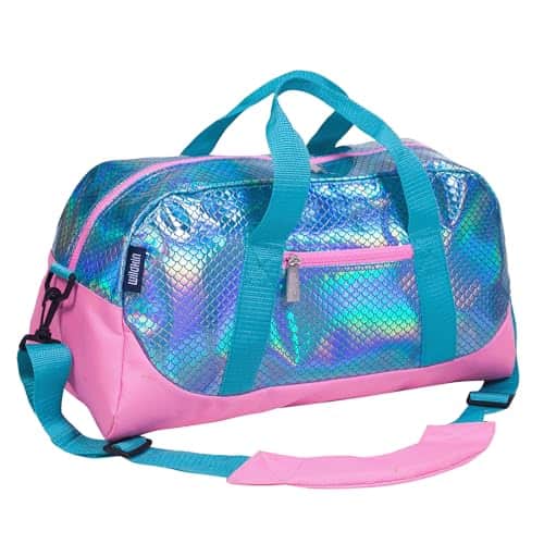 Buy Wildkin Kids Overnighter Duffel Bags for Boys & Girls, Perfect for Early Elementary Sleepovers Duffel Bag for Kids, Carry-On Size & Ideal for School Practice or Overnight Travel Bag (Mermaid Scales) from bestipro