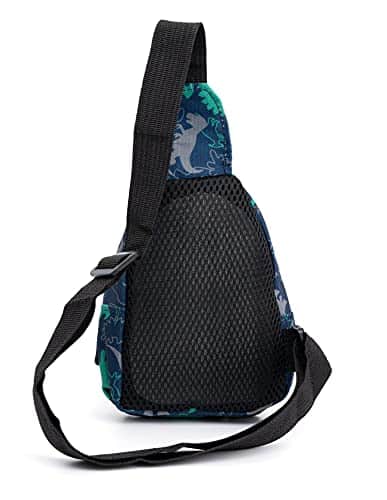 Buy Cute Children Sling Bag Small Cartoon Dinosaur Crossbody Shoulder Bag Coin Purse Waist Backpack Nylon for kid 1-5-Gray from bestipro