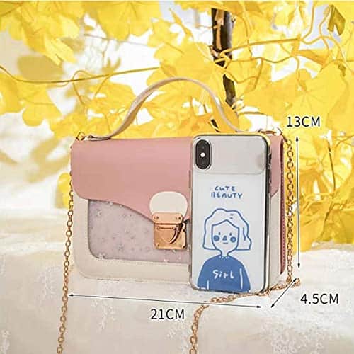 Buy Girls Chain Shoulder Bag,Princess Bag,Chain Handbag,Chain Detachable Three-Layer Mezzanine for Girls Gift Birthday from bestipro