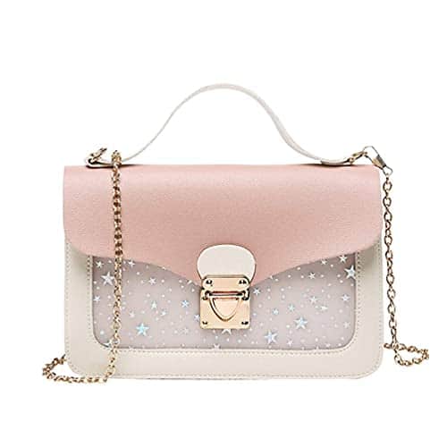 Buy Girls Chain Shoulder Bag,Princess Bag,Chain Handbag,Chain Detachable Three-Layer Mezzanine for Girls Gift Birthday from bestipro