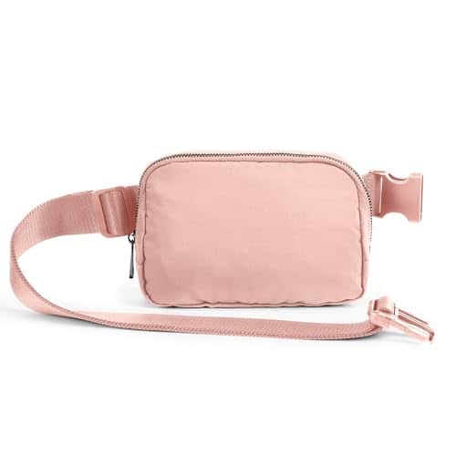 Buy ODODOS Unisex Mini Belt Bag with Adjustable Strap Small Fanny Pack for Workout Running Traveling Hiking, Light Pink from bestipro