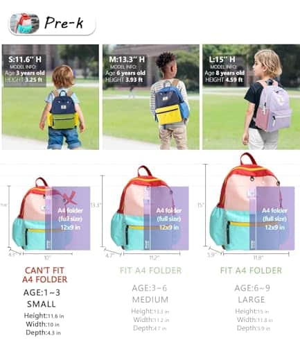 Buy Preschool Mini Backpack For Boys Girls, Child Backpacks For School & Travel, Kindergarten Elementary Toddler bag, 11" H, For Kids 2-4, Small from bestipro